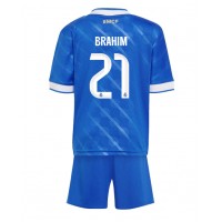 Camiseta Real Madrid Brahim Diaz #21 Tercera Equipación para niños 2025-26 manga corta (+ pantalones cortos)